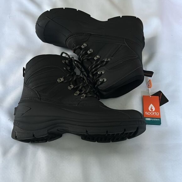 NEW Sporto Weatherproof Duck Boots Mens 10 - Picture 2 of 6